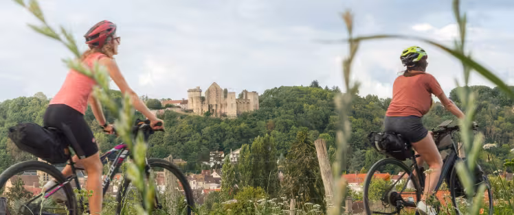Cyclistes en vallée de Chevreuse dans les Yvelines
