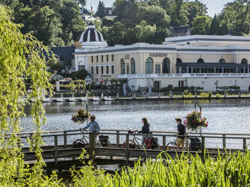 Bagnoles de l'Orne et son plan d'eau