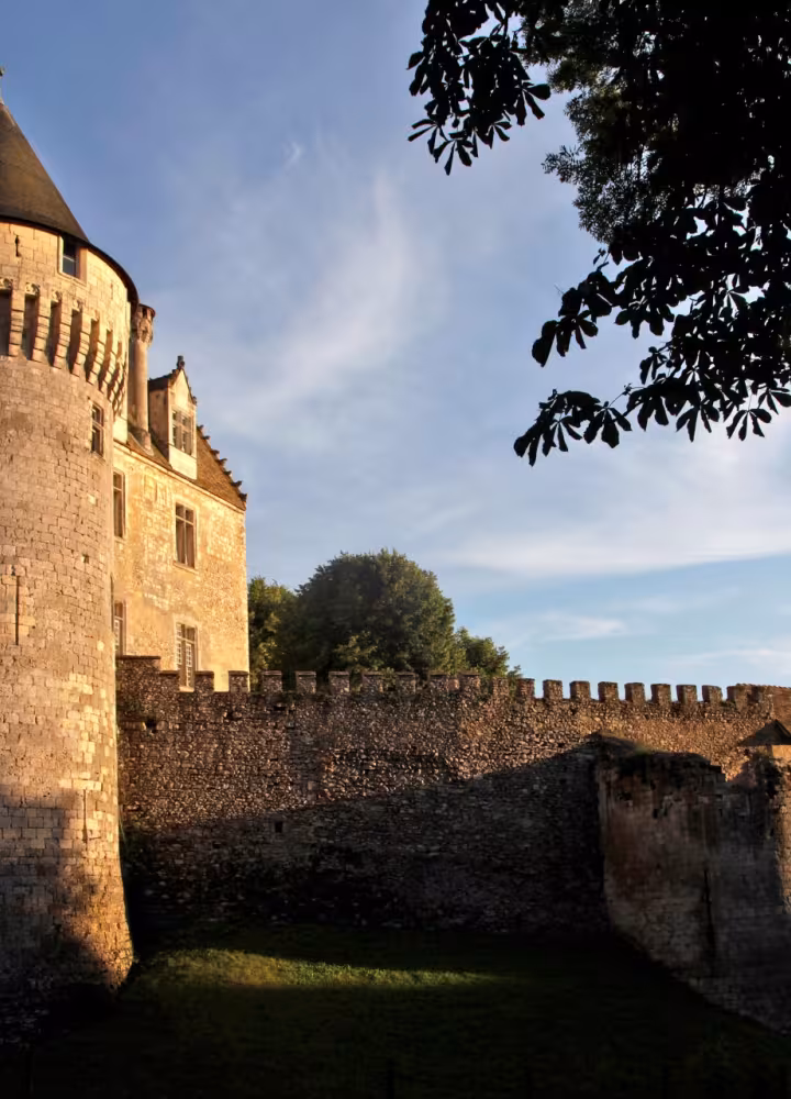 Le Château de St Jean au coucher du soleil