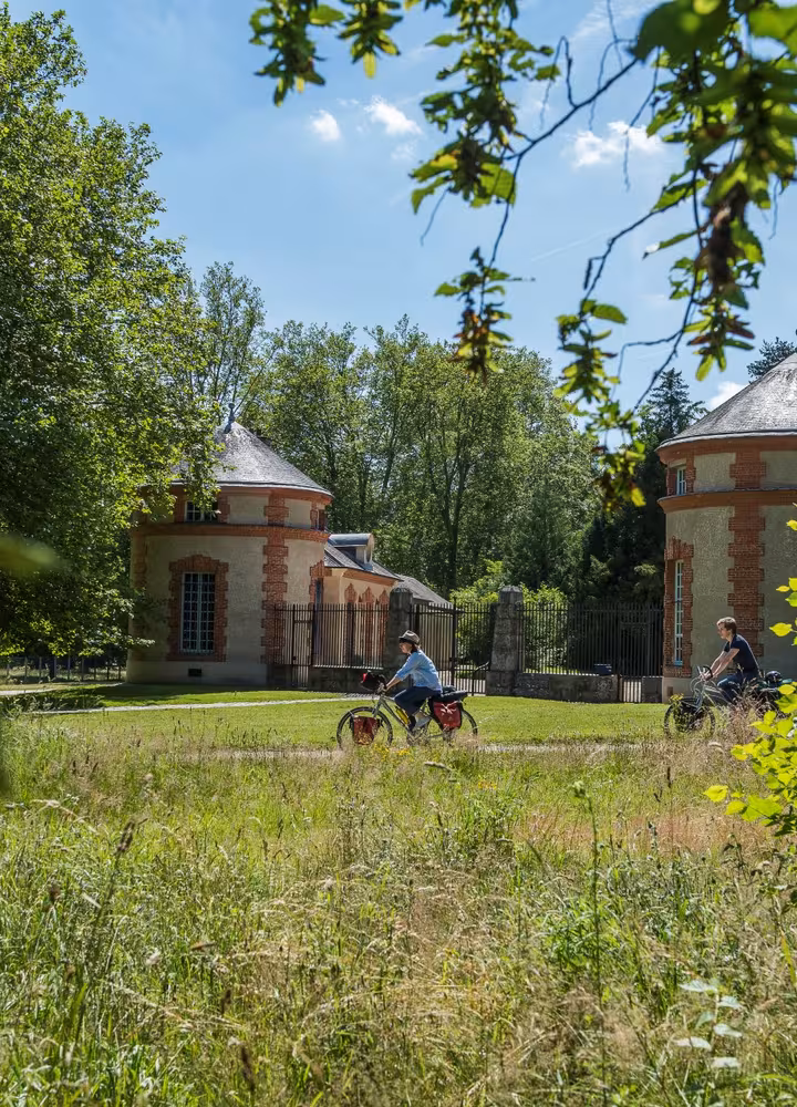 Passage à vélo au domaine de Rambouillet 
