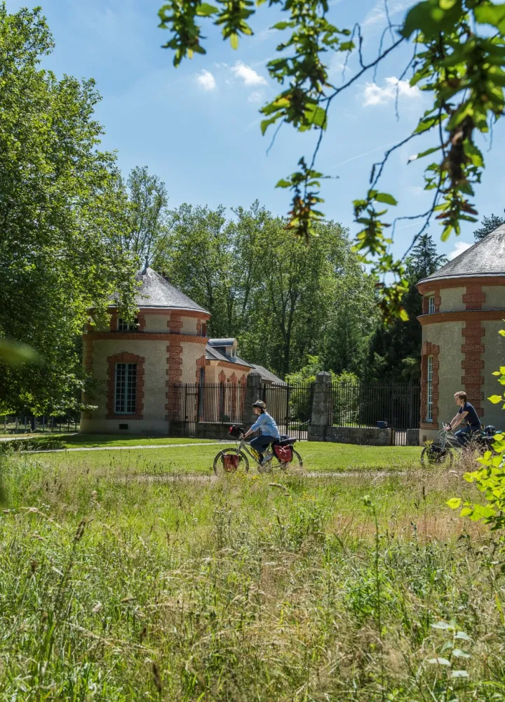 Passage à vélo au domaine de Rambouillet 