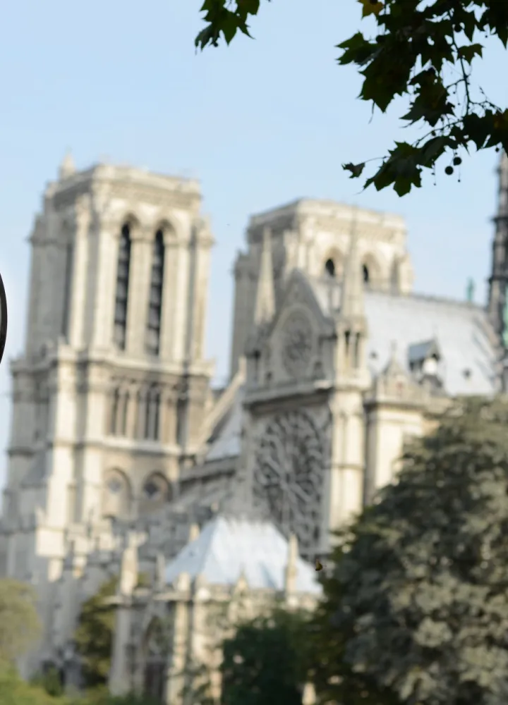Panneau voie cyclable à Paris 