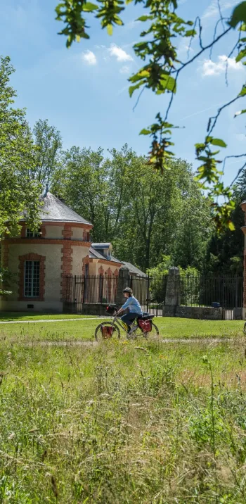Passage à vélo au domaine de Rambouillet 
