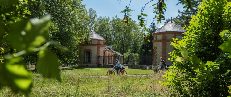 Passage à vélo au domaine de Rambouillet 