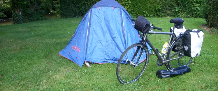 Camping sur La Véloscénie