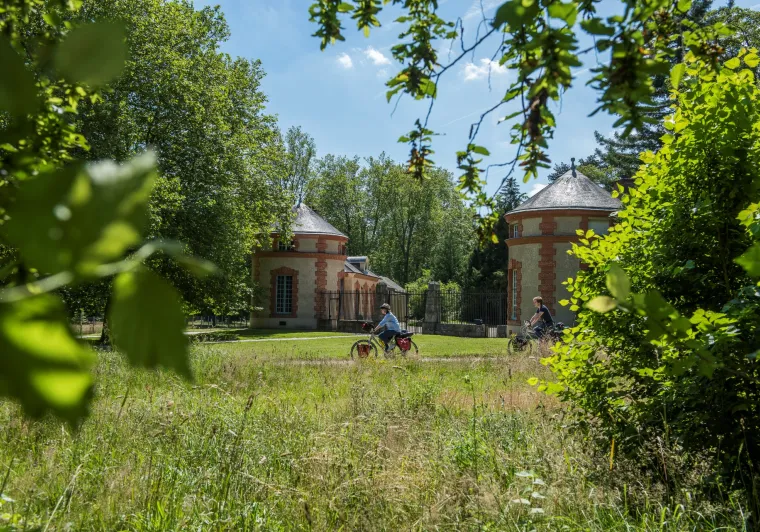 Passage à vélo au domaine de Rambouillet 