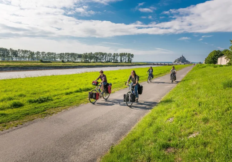Mont-Saint-Michel à vélo