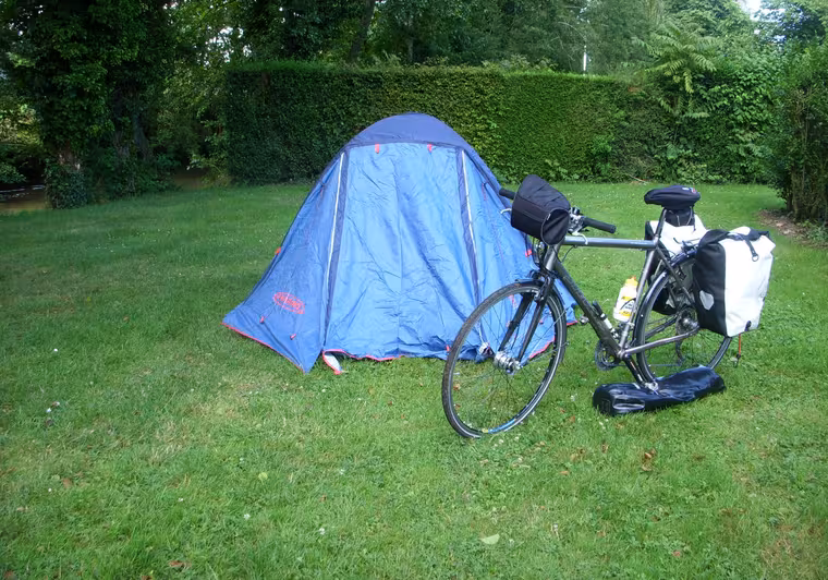Camping sur La Véloscénie