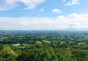 Vue du promontoire de Domfront