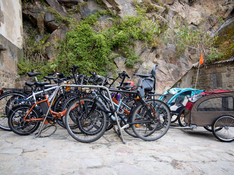 stationnement vélo Mont Saint Michel