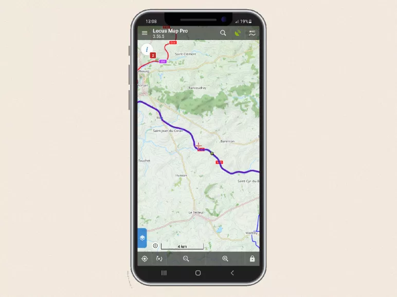 download the gps track of the veloscenic cycle route