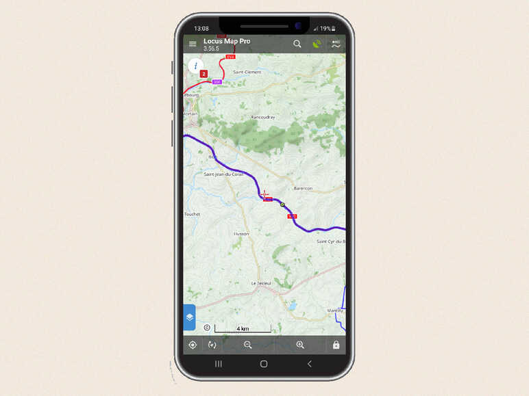 download the gps track of the veloscenic cycle route
